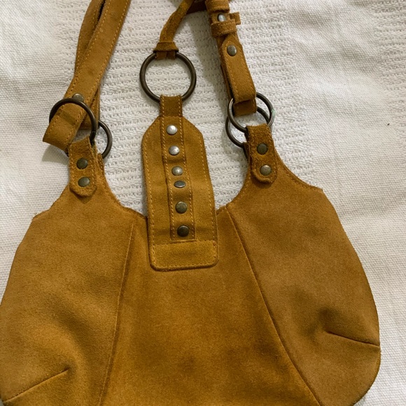 Shea Shea Vintage Brown genuine leather /suede bag - Picture 15 of 15